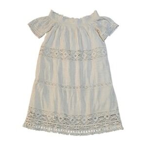 American Eagle Outfitters Crochet White Dress